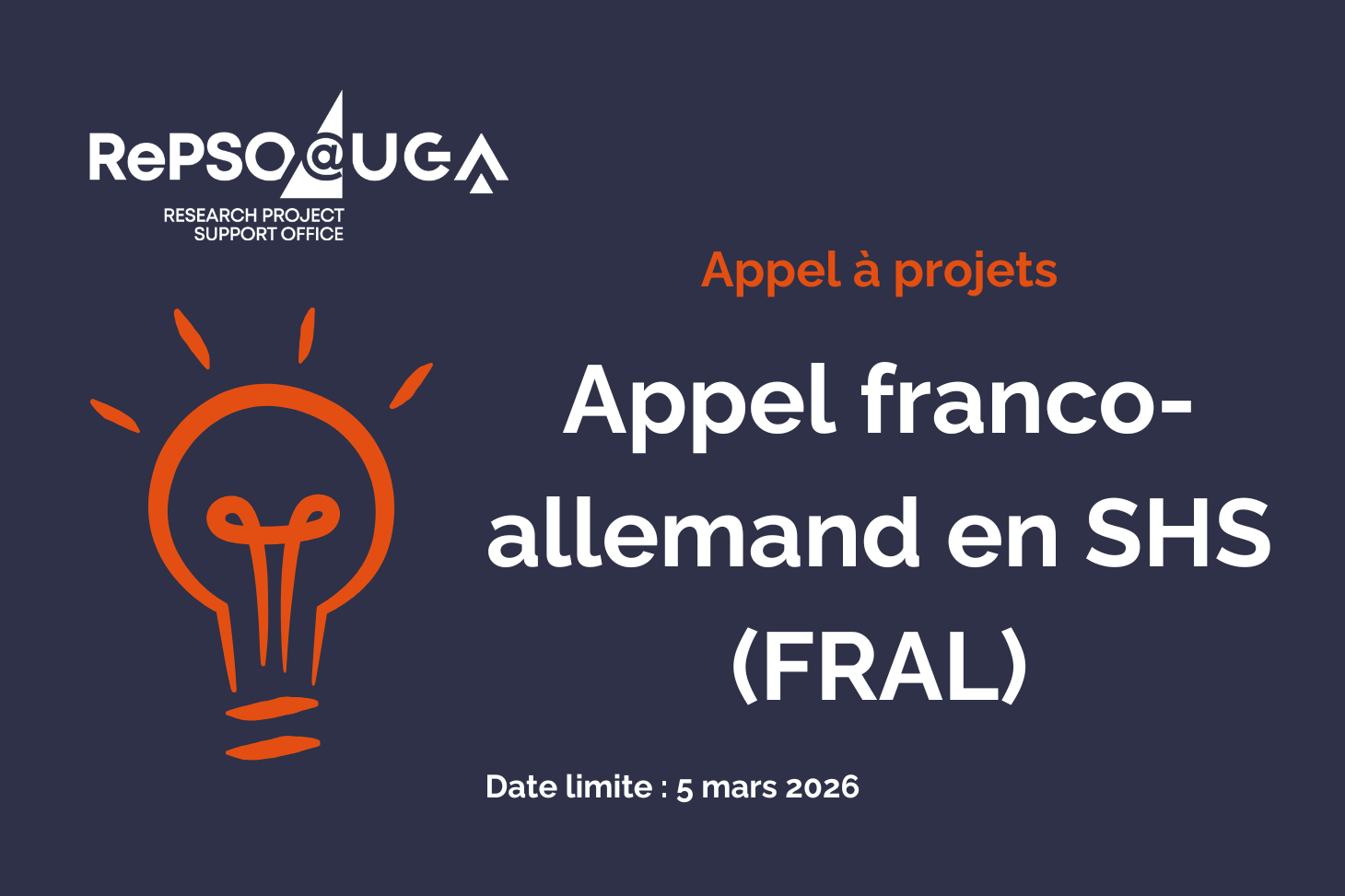FRAL 2026 - Appel à projets franco-allemand en sciences humaines et sociales 