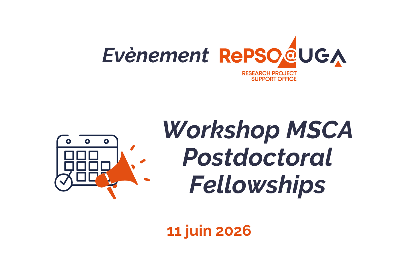 Workshop MSCA Postdoctoral Fellowships 2026