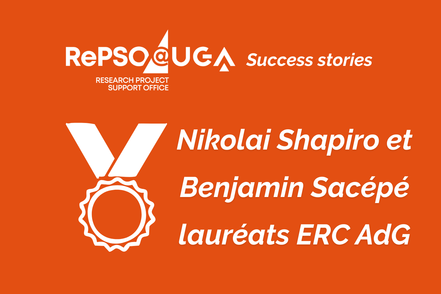 Nikolai Shapiro et Benjamin Sacépé, lauréats des ERC Adv